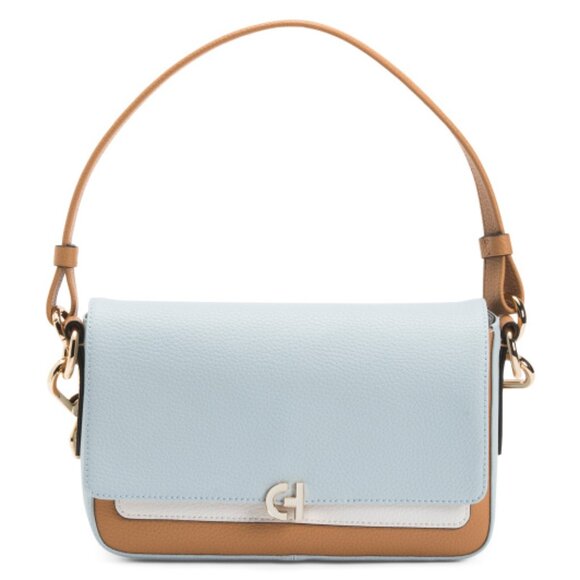 COLE HAAN Leather Mini Shoulder Bag - Picture 1 of 4